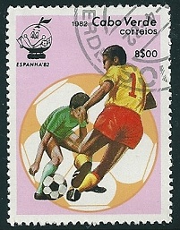 Timbre: Coupe du monde de football Espana'82