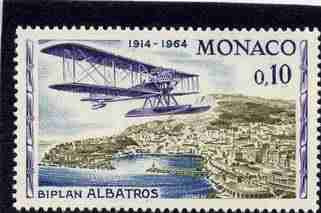 Timbre: Biplan albatros