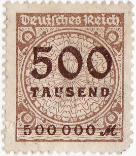 Timbre: Inflation 500.000 marks